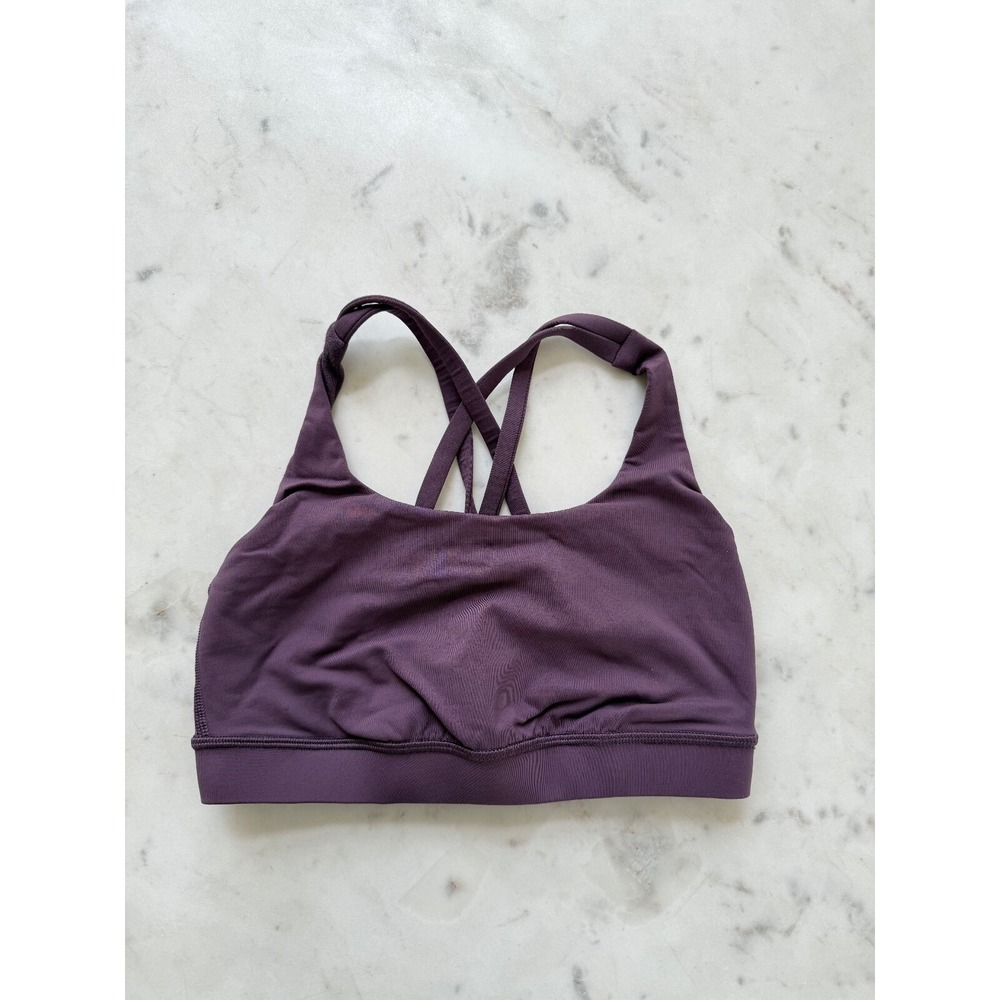 Lululemon Energy Bra 4 Plum Purple W2326S $52